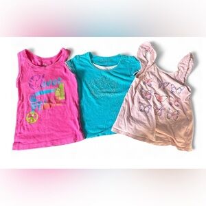 5T Girls Top Bundle Children’s Place & Old Navy 3 Pieces Pink, Light Pink & Blue